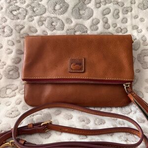 Dooney & Bourke Foldover Florentine Leather Crossbody Bag